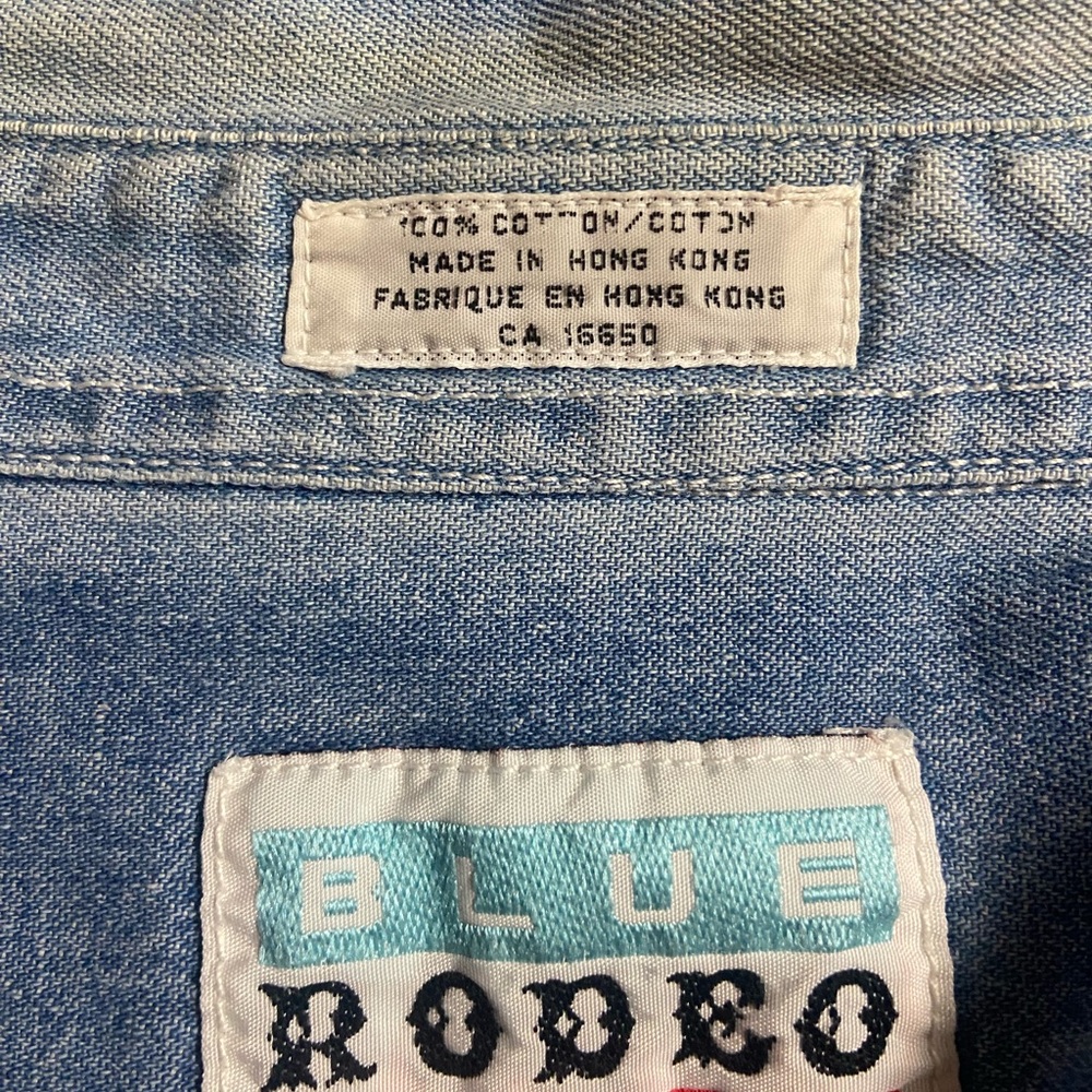 Vintage Blue Rodeo Jean Shirt